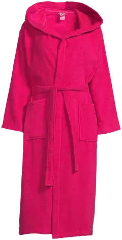 Actuelle naisten frotee-kylpytakki 215AW1924 - Fuksia - 2