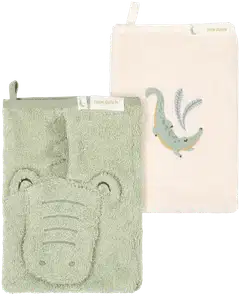 Little Dutch vauvan pesukinnas 2kpl Crocodile - 1