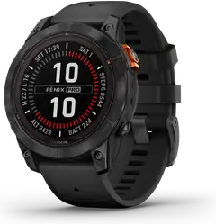 Garmin Fenix 7 Pro Solar urheilukello, musta - 5