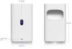 Ubiquiti 4-paikkainen verkkolevyasema 2.5 GbE -liitännällä UNAS-4-W valkoinen - 12