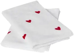 Åhléns Home käsipyyhe Valentines 30x50 cm 2 kpl - 2