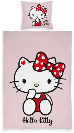 Lasten pussilakanasetti Hello Kitty 150x210+50x60 cm - 2