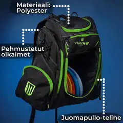 Viking Discs Rucksack Pro frisbeegolfreppu - 6