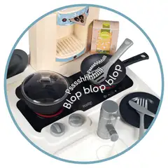 Smoby Bon Appetit Kitchen, leikkikeittiö kokkailuleikkeihin - 13