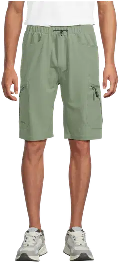 Luode12 miesten retkeilyshortsit loose-fit 204L182654 - Oil Green - 1