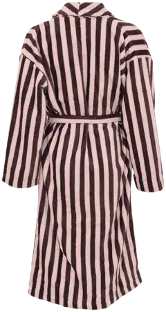 RATIA velour kylpytakki - vaaleanpunainen/viini - 2