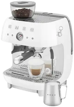 Smeg espressokeitin myllyllä valkoinen EGF03WHEU - 5