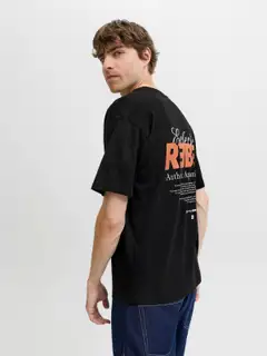 JJ Rebel miesten t-paita JREBJIM - BLACK - 5