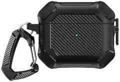 Wave Rugged Suojakotelo, Apple AirPods (3. sukupolvi), Musta - 2