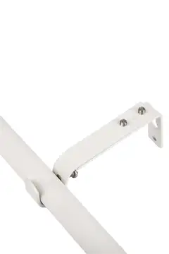 Ihanin verhotangon kannake valkoinen 19mm 9-13cm 2kpl - 4