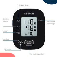 Omron M2 Intelli IT + verenpainemittari - 4