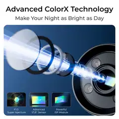 Reolink CX810 PoE Cam Outdoor 4K ColorX Night Vision Valkoinen - 3