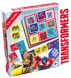 Tactic lautapeli Transformers 3 in 1 Lotto, Domino, Memo - 1