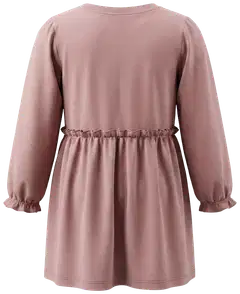 Dirkje lasten pitkähihainen collegemekko, jossa röyhelökoristeet M60325 - Misty rose - 2