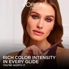 L'Oréal Paris Haute Couleur Silmänrajauskynä 130 Bleu Suede 1,2 g - Bordeaux Cashmere - 5