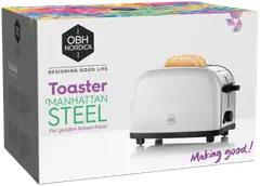 OBH Nordica 2-viipaleen leivänpaahdin Manhattan 2267 - 5