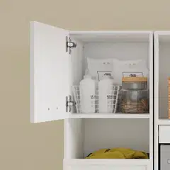 SoBuy säilytyskaappi valkoinen BZR232-W - 4