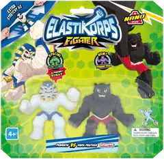 Elastikorps Nano Fighters -kamppailufiguurit 2 kpl - 6