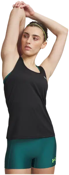 Under Armour naisten treenitoppi Tech Mesh Racer Tank 6009989 - Black - 1
