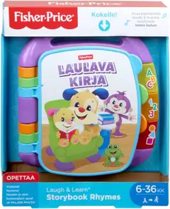 Fisher-Price Laugh & Learn laulava kirja suomenkielinen 6kk+ - 2