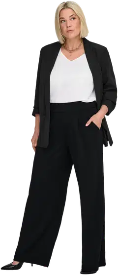ONLY CARMAKOMA naisten bleiseri Carelly - Black - 4