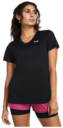 Under Armour naisten lyhythihainen treenipaita Tech SSV 1384229 - BLACK - 3