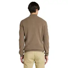 Timberland miesten half zip neulepusero Jaffrey - CHOCOLATE CHIP - 3