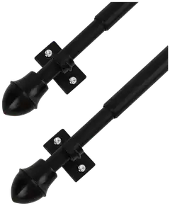 Ihanin verhotanko Cafe musta 125-220cm 11/13mm - 3