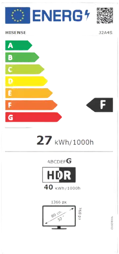 Hisense 32" Smart LED TV 32A4S - 6