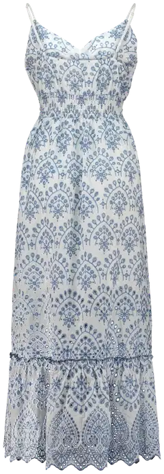 Hailys naisten mekko Fa44lena - White/blue - 3