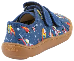 Froddo lasten paljasjalkakenkä Canvas - BLUE ELECTRIC - 4