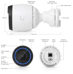 Ubiquiti 4K PoE -valvontakamera 3x optisella zoomilla sisä/ulkokäyttöön UVC-G5-Pro - 7