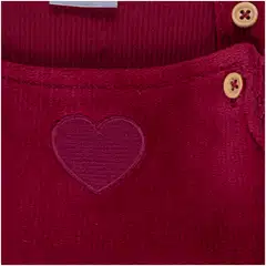 Ciraf vauvojen liivimekko veluuria 250B262909 - Red Plum - 3