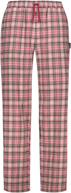 Reino&Aino naisten flanellipyjama Aino - pink check - 3