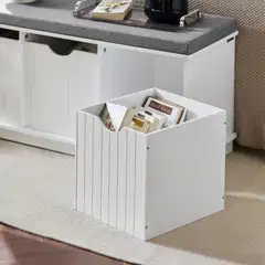 SoBuy kenkäpenkki valkoinen FSR30-W - 5