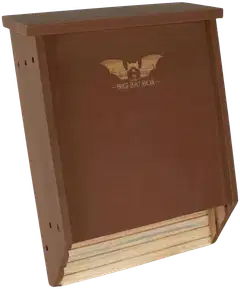 WildYard Big Bat Box lepakkopönttö, 2 kammiota, setripuu, ruskea - 1