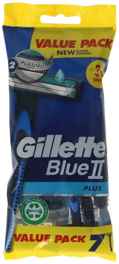 Gillette Blue 2 kertakäyttöiset partaveitset 7 kpl Plus - 1