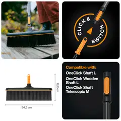 Fiskars OneClick Terassiharja - 2