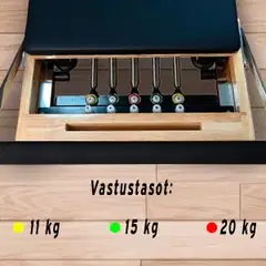 Nordcore pilates reformer pro taitettava - 4