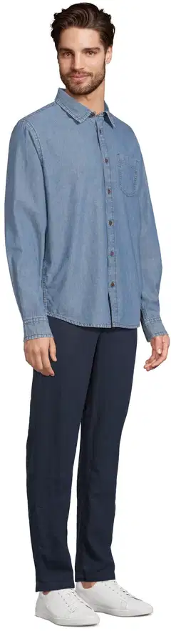 London Fog miesten farkkupaita chambray 194L03268 - Light Blue denim - 4