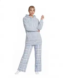 Actuelle naisten fleecetunika 212A382638 - LT blue - 4