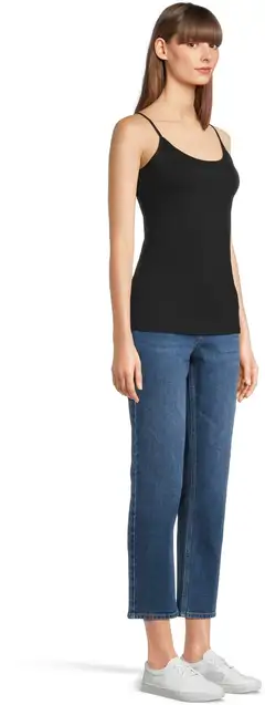 House naisten naruolkaimellinen trikootoppi Joy - Jet Black - 4