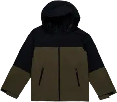 House nuorten vedenpitävä tekninen ulkoilutakki 246G08261R - Black/Dark Olive - 1