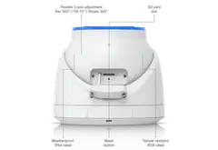 Ubiquiti sääsuojattu ilkivaltasuojattu 4K PoE+ AI -valvontakamera UVC-AI-Turret-W valkoinen - 16