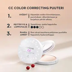 Lumene CC Color Correcting puuteri 10 g - 3 - 3