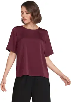London Fog naisten juhlapusero 228L264031 - wine red - 1