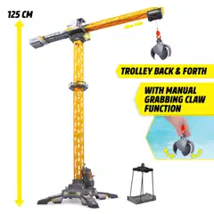 Dickie Toys - Liebherr Hero, radio-ohjattava nosturi, 125 cm - 5