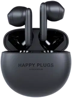 Happy Plugs langattomat nappikuulokkeet Joy Lite, musta - 1