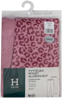 House lasten pitkät alushousut 230H322515 2-pack - cosmetic pink & plum berry - 4