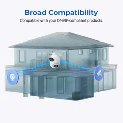 Imilab EC6 Dual 3K+3K WiFi -valvontakamera kahdella objektiivilla ulkokäyttöön CMSXJ68A - 16